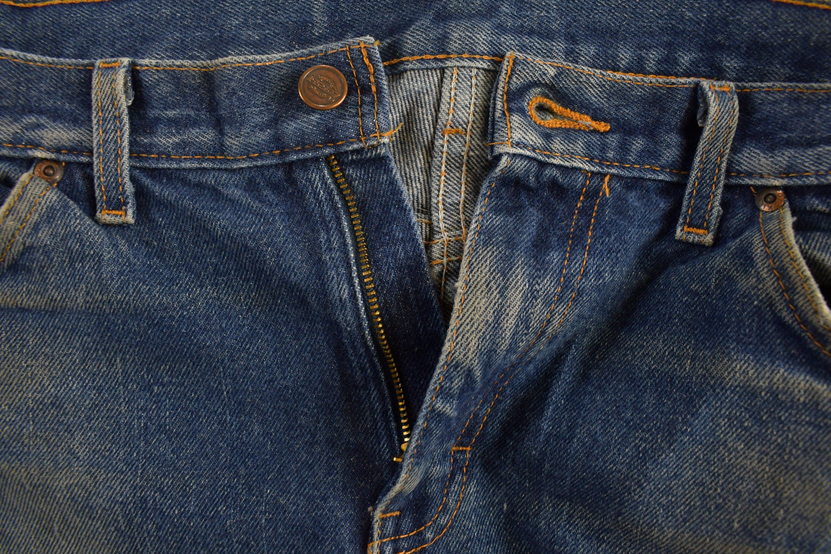 Vintage 1990s Dickies Blue Denim Carpenter Jeans 31 x 32