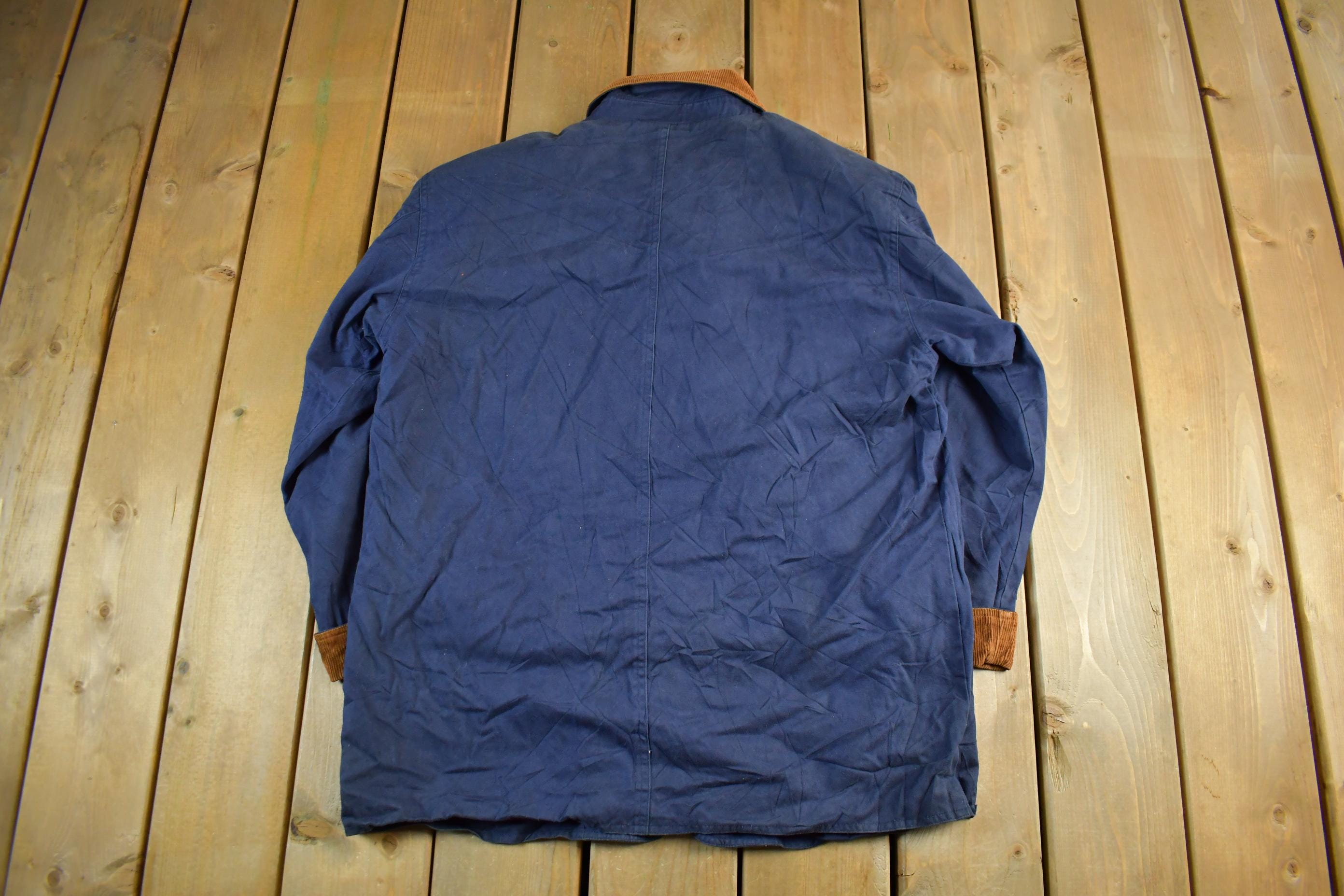 Vintage 1990s Boundary Adventures Lined Faded Barn Chore Coat Women's Medium