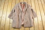 Vintage 1970s Salon Juliette Wool Full Length Peacoat Women's Large