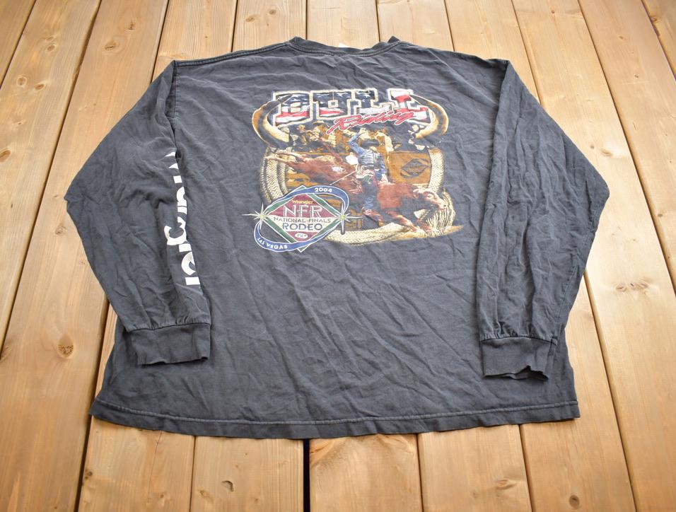 Vintage 2004 National Bill Riding Finals Las Vegas Souvenir Travel Crewneck Sweatshirt