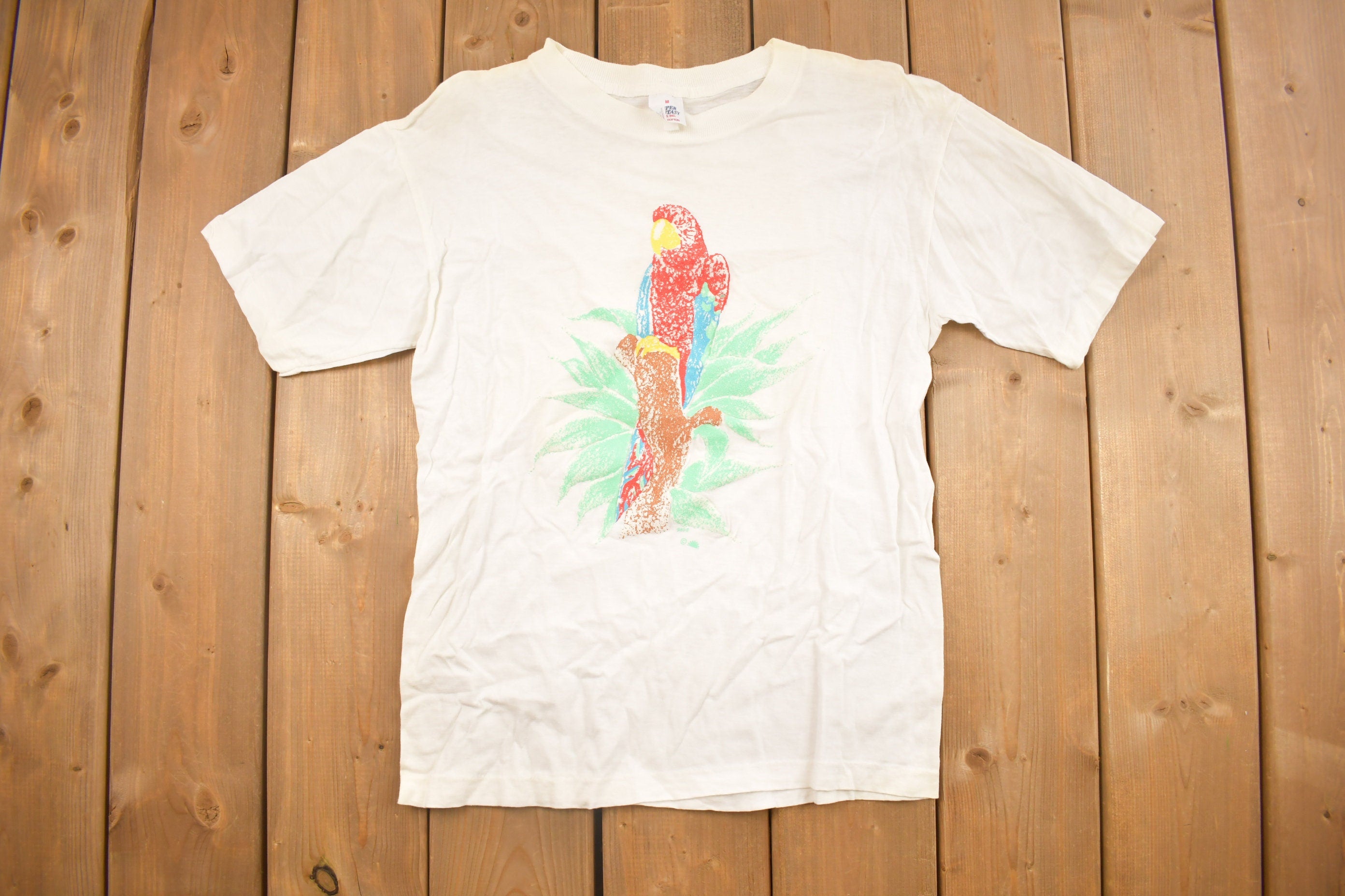 Vintage 1990s Parrot Graphic T-Shirt