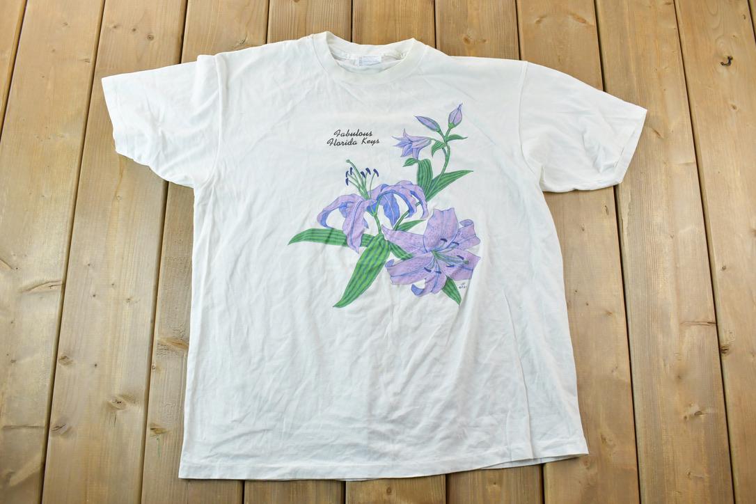 Vintage 1990s Fabulous Florida Keys Souvenir T-Shirt