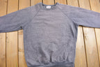 Vintage 1990s Cotton Ginny Blank Raglan Crewneck Sweatshirt