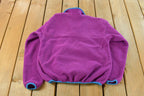 Vintage 1980s Patagonia Fleece Quarter Zip Sweater Women's S-M