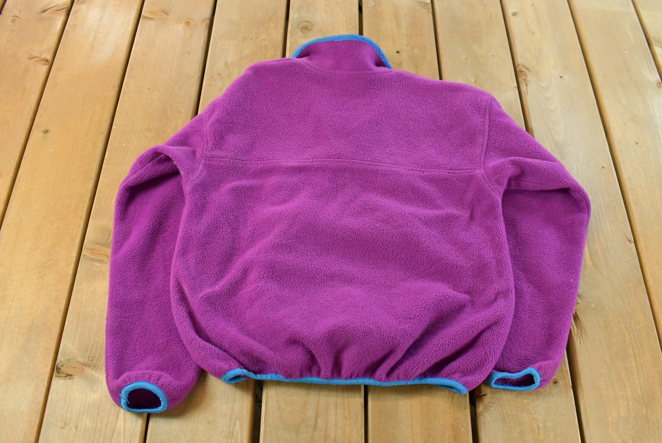 Vintage 1980s Patagonia Fleece Quarter Zip Sweater Women's S-M