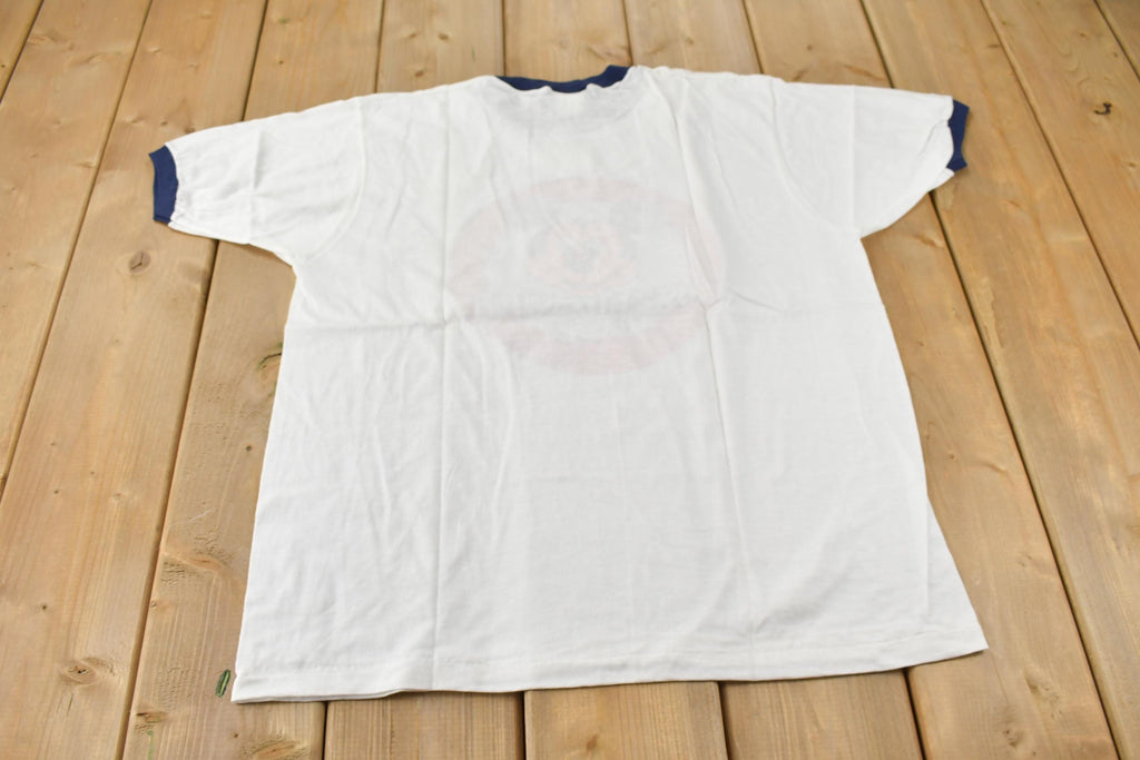 Vintage 1970s Deadstock Walt Disney Mickey Mouse Graphic Ringer T-Shirt