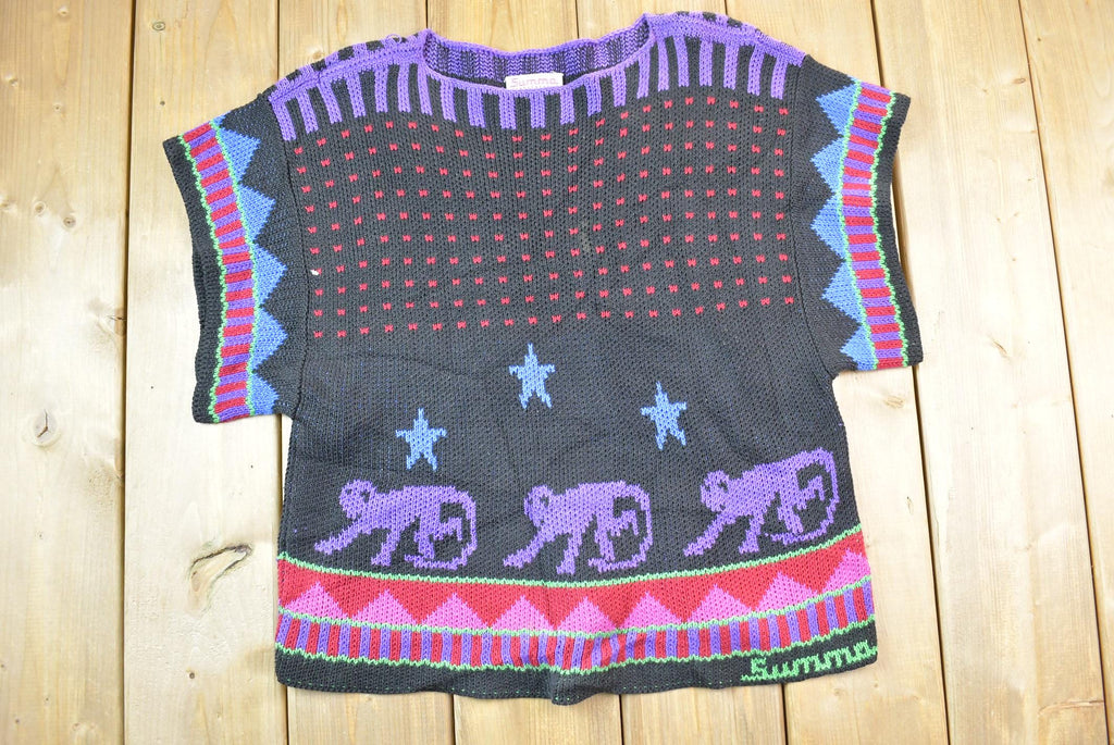 Vintage 1990s Summa Dry Clean Knit Crewneck Sweater