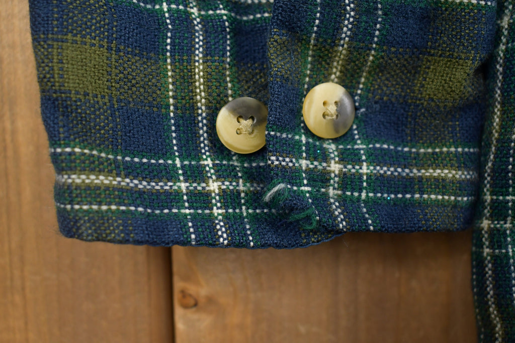 Vintage 1990s David Taylor Plaid Flannel Button Up Shirt