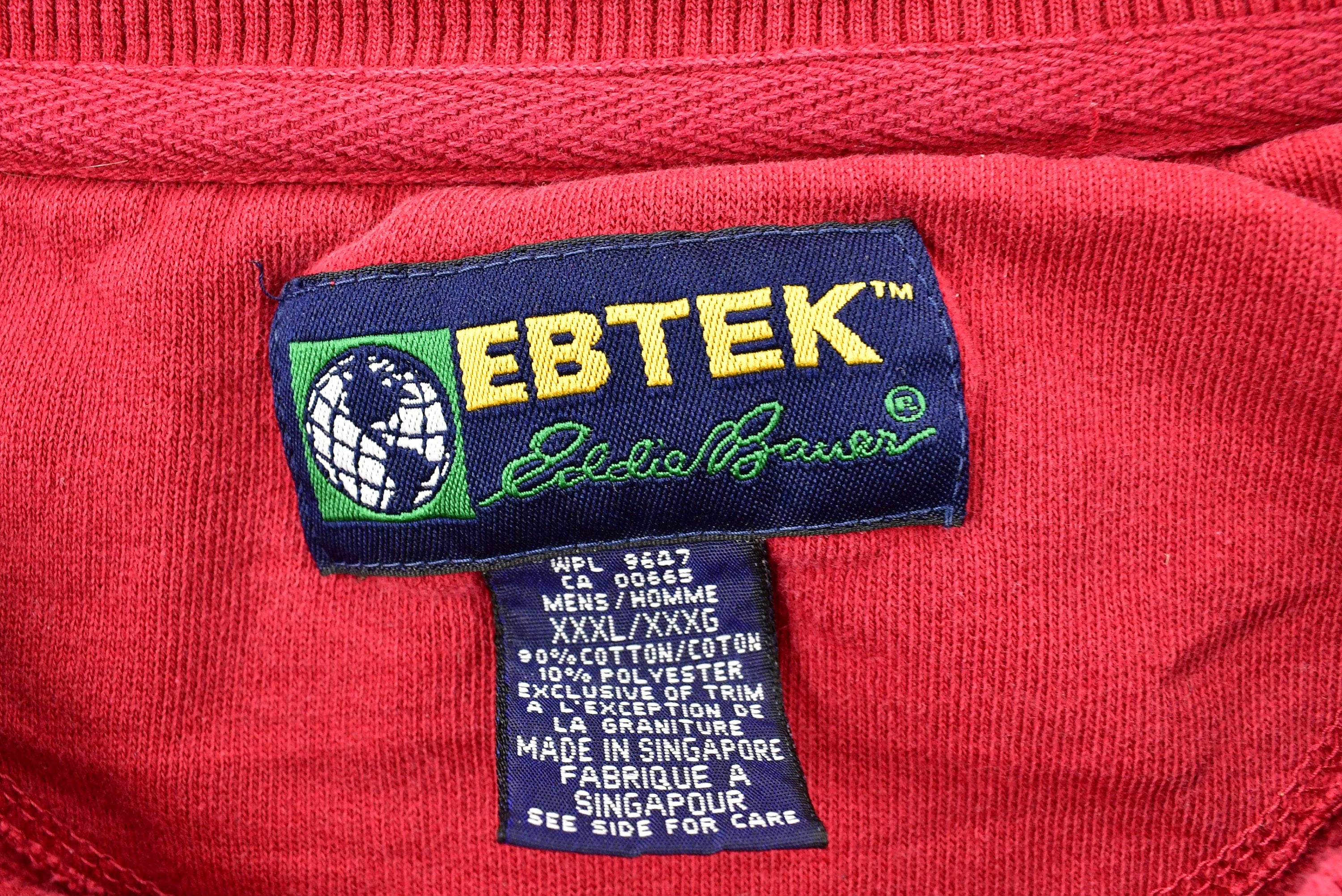 Vintage 1990'S Eddie Bauer EbTek Blank Crewneck Sweatshirt