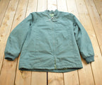 Vintage 1980s Blank Zip Up Winter Jacket