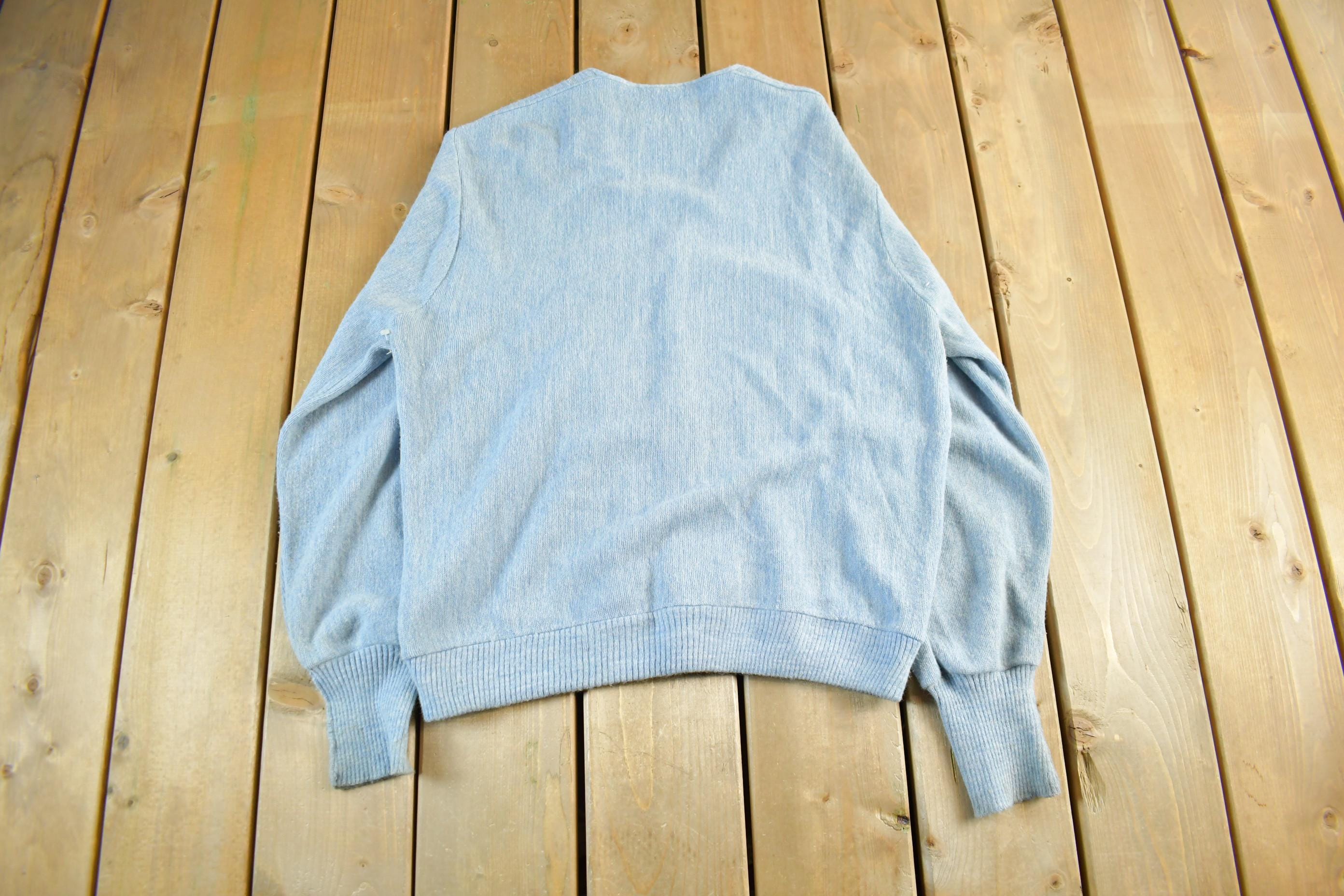 Vintage 1980s JC Penney Knit Cardigan Sweater Men's Large