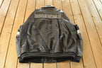 Vintage Y2K Roca Wear Leather Bomber Jacket Men's 2XL / Hip Hop Jacket / Streetwear / Embroidered
