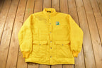 Vintage 1980s Hubbard Patchwork Weather Caster Puffer Jacket