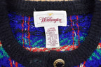 Vintage 1980s Worthington Button Up Knitted Cardigan Sweater