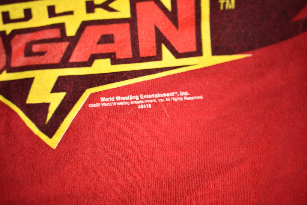 Vintage 2001 Hulkamania Hulk Hogan Graphic Wrestling T-shirt