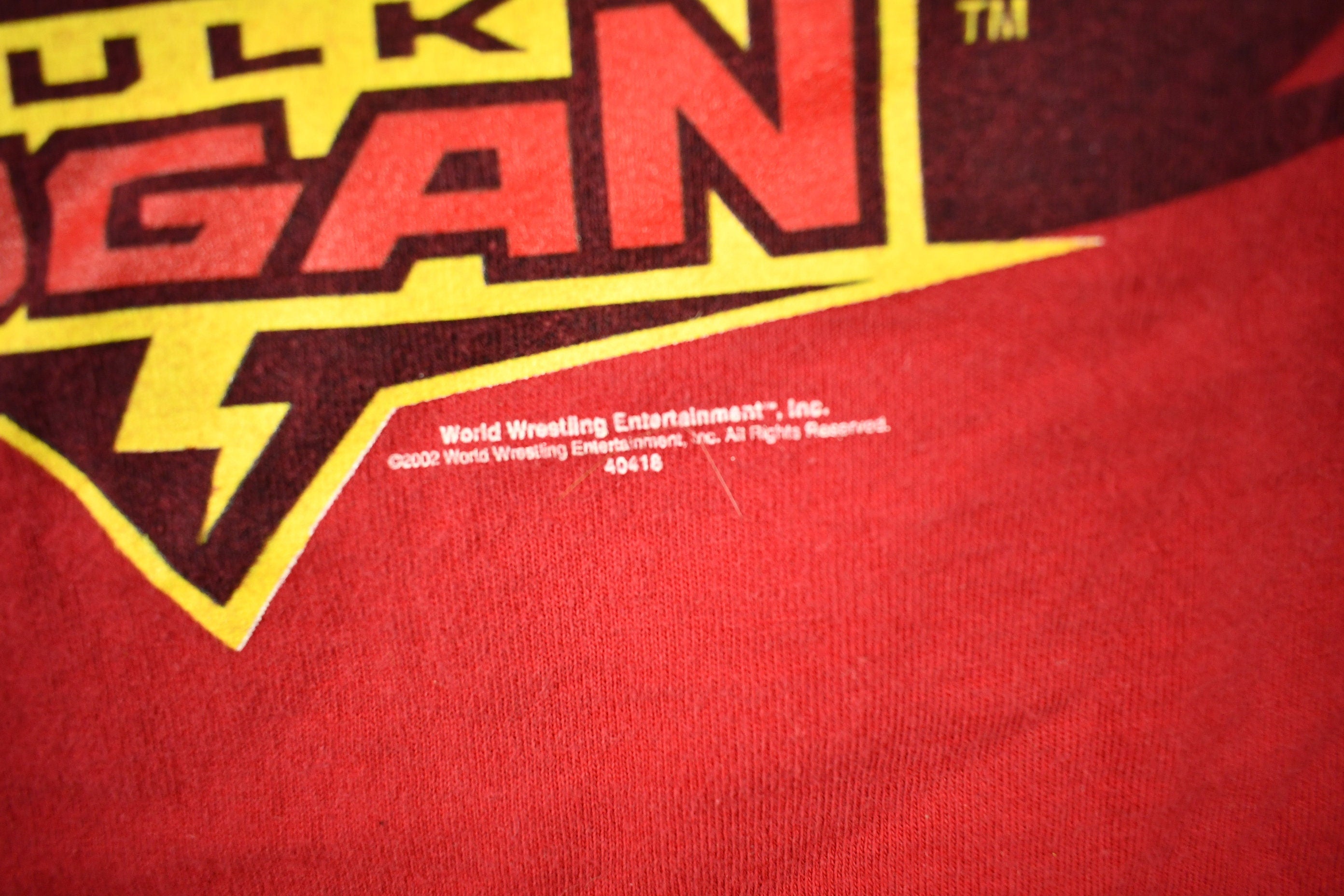 Vintage 2001 Hulkamania Hulk Hogan Graphic Wrestling T-shirt