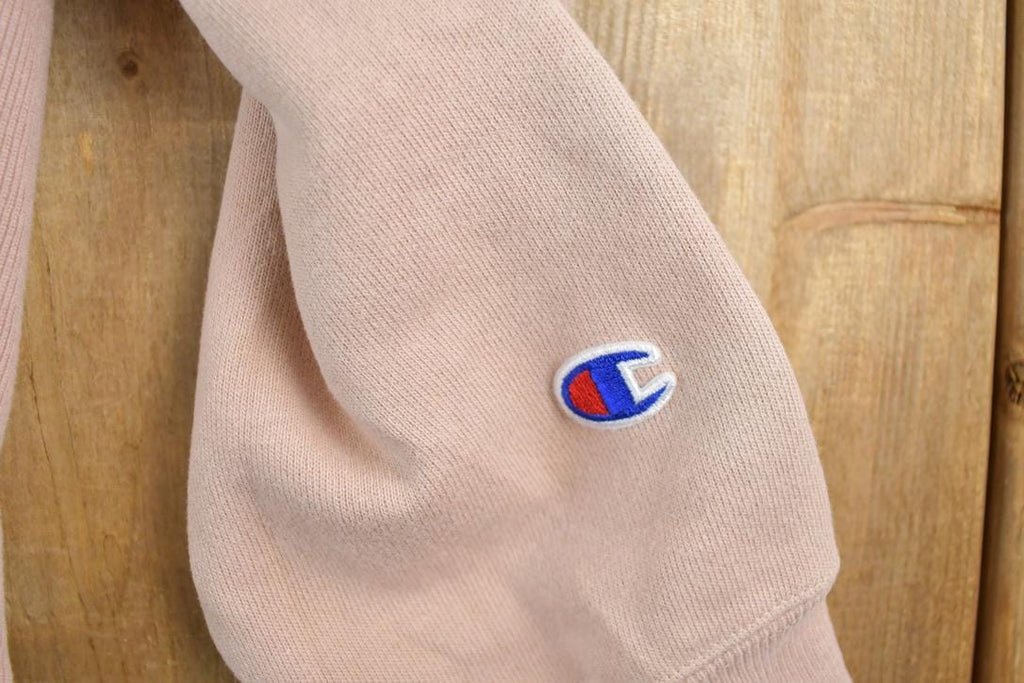 Vintage 1990s Tan Champion Reverse Weave Hoodie Sweatshirt