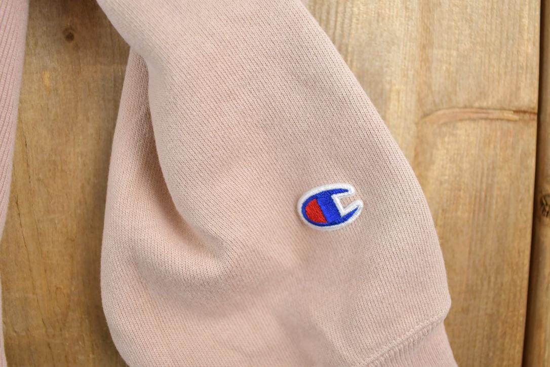 Vintage 1990s Tan Champion Reverse Weave Hoodie Sweatshirt