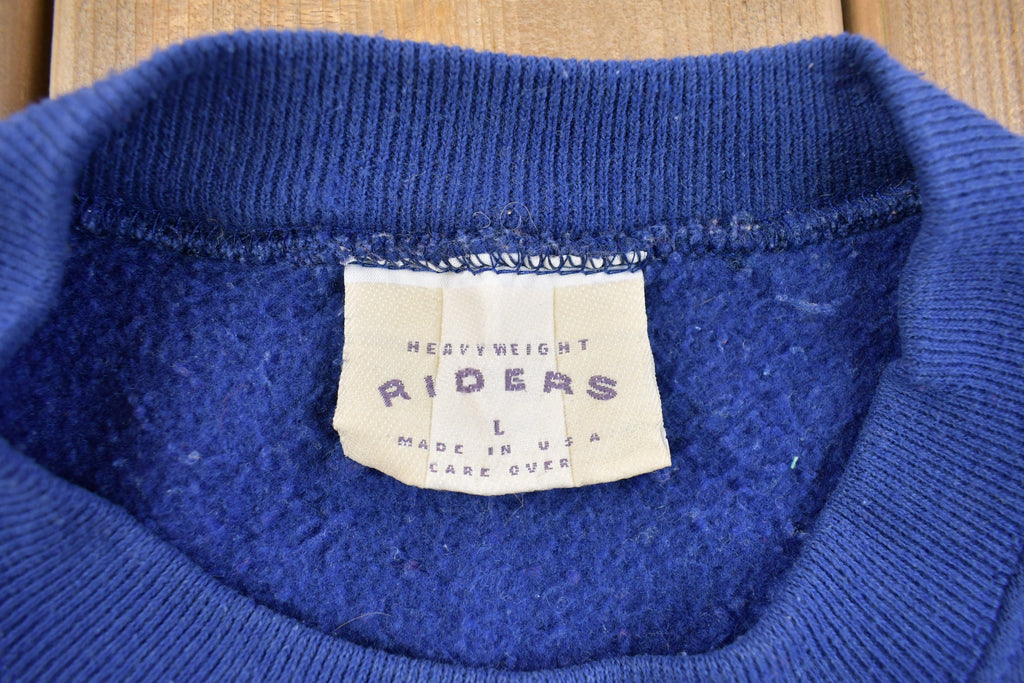 Vintage 1990s Blank Riders Crewneck Sweatshirt