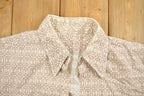 Vintage 1990s Open Collared Abstract Shirt