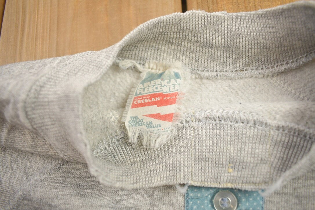 Vintage 1980s American Fleecewear Duck Crewneck Sweatshirt