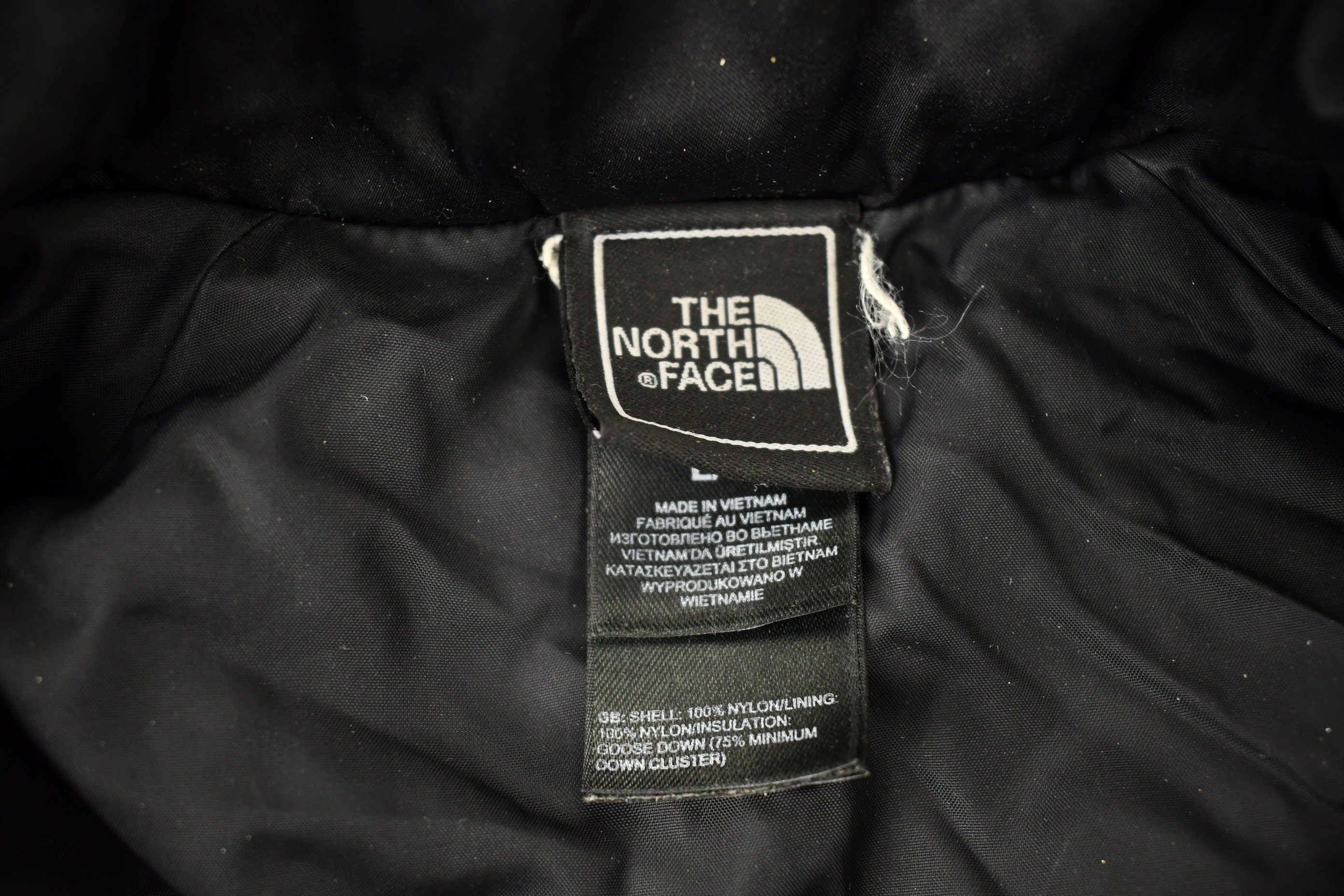 Vintage 1990s The North Face Women's 550 Black Puffer Jacket