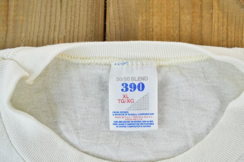 Vintage 1990s Windowsill Art Flower Single Stitch T-Shirt