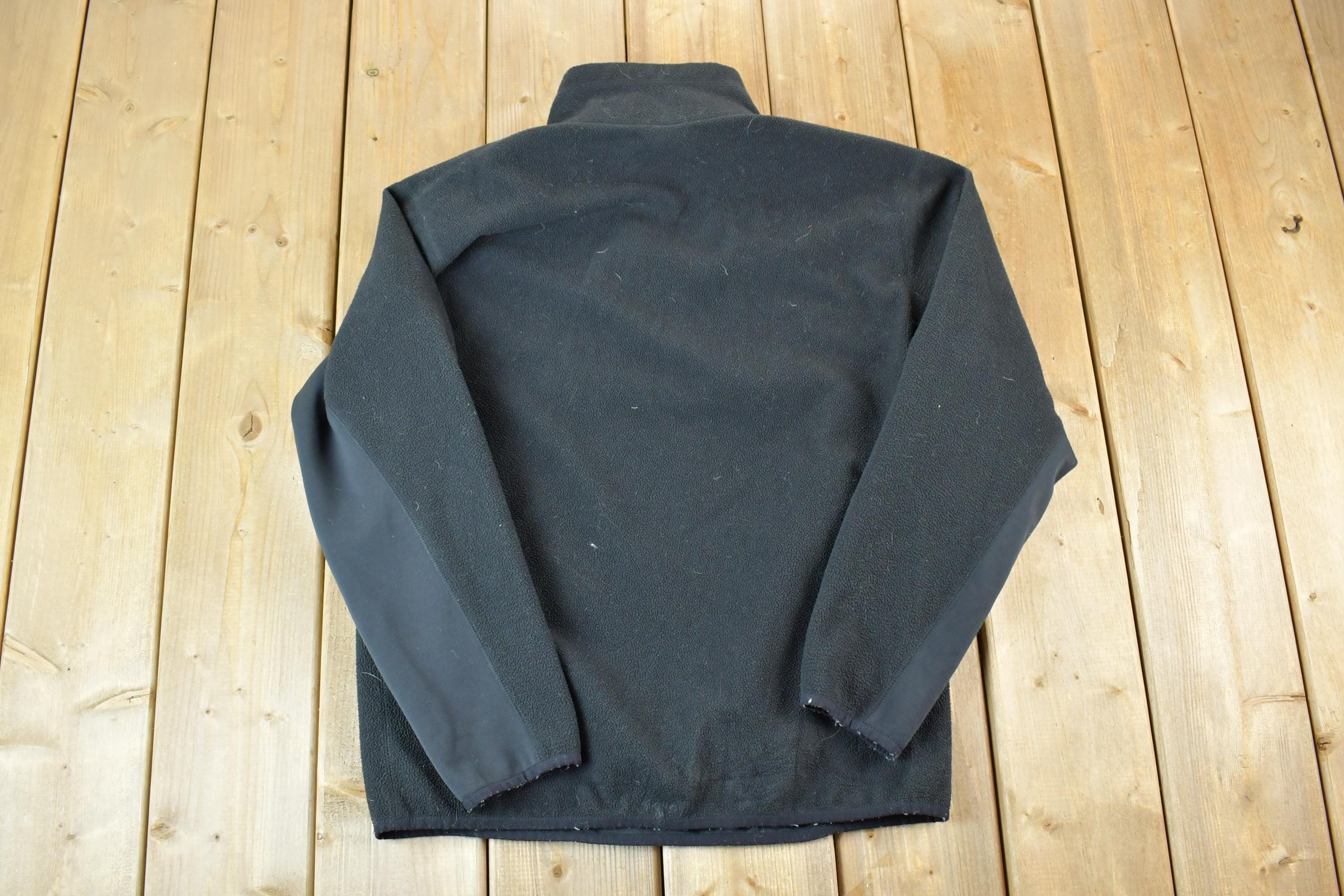 Vintage 1990s Nike ACG Embroidered Mini Swoosh Quarter Zip Crewneck Sweatshirt