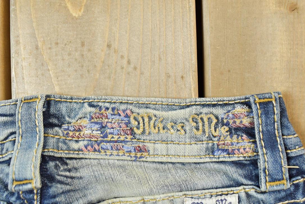 Vintage Y2K Miss Me Bedazzled Low Rise Jeans Size 26x31