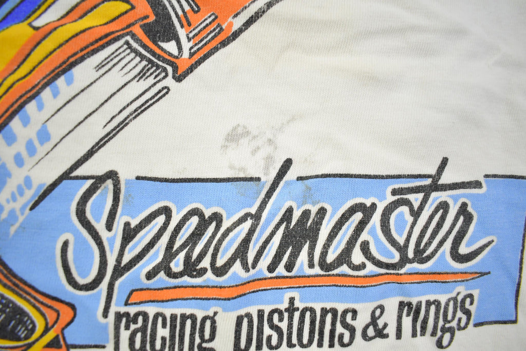 Vintage 1980s Arias Speedmaster Racing Car Graphic T Shirt