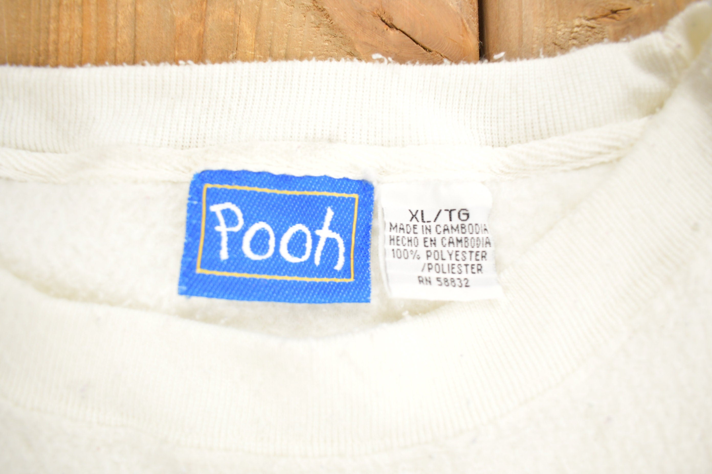 Vintage 1990s Winnie The Pooh Disney Winter Crewneck