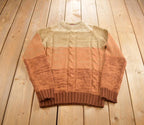Vintage 1990s Youngbloods 3D Knit Crewneck Sweater