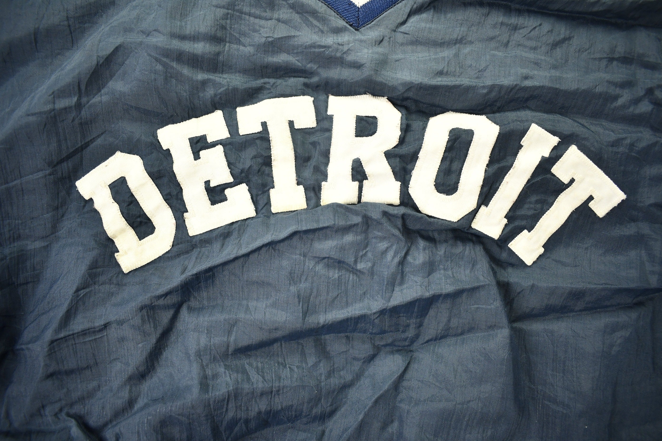 Vintage 1980s Detroit Tigers MLB Pullover Windbreaker Jacket