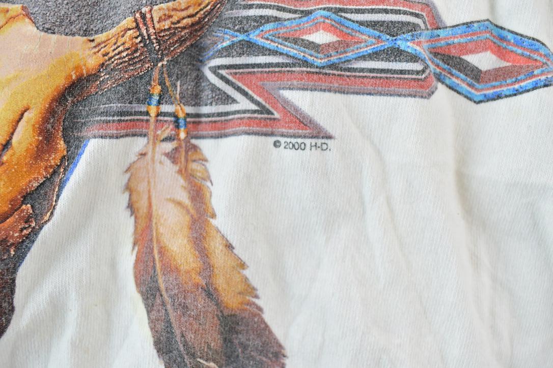 Vintage Y2K Harley Davidson Aztec Graphic Tank Top
