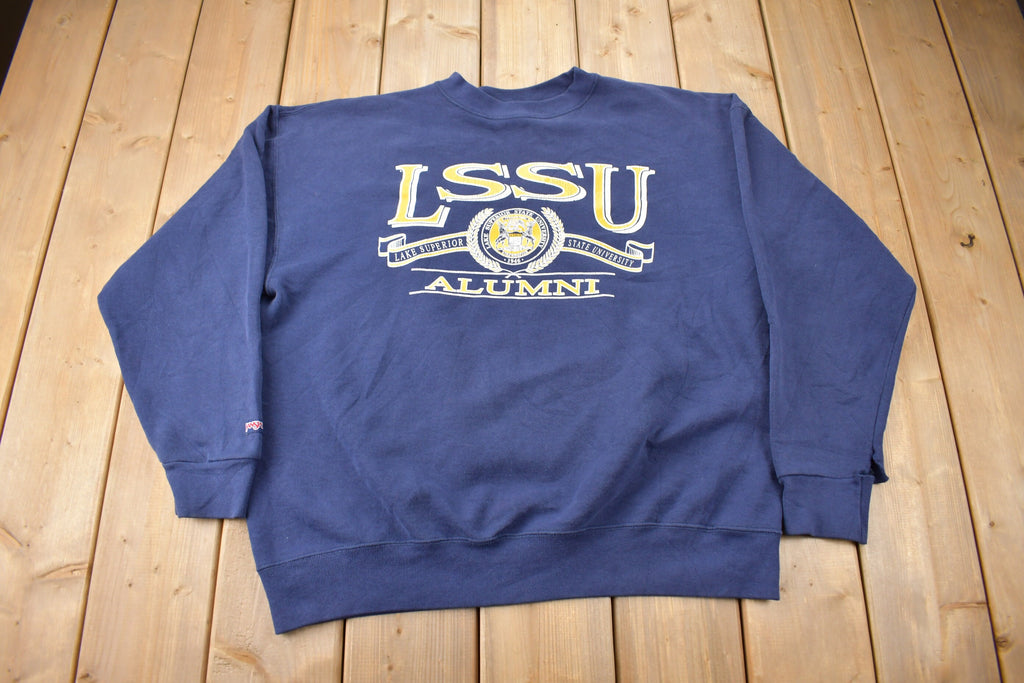 Vintage 1990s Lake Superior State University Collegiate Crewneck