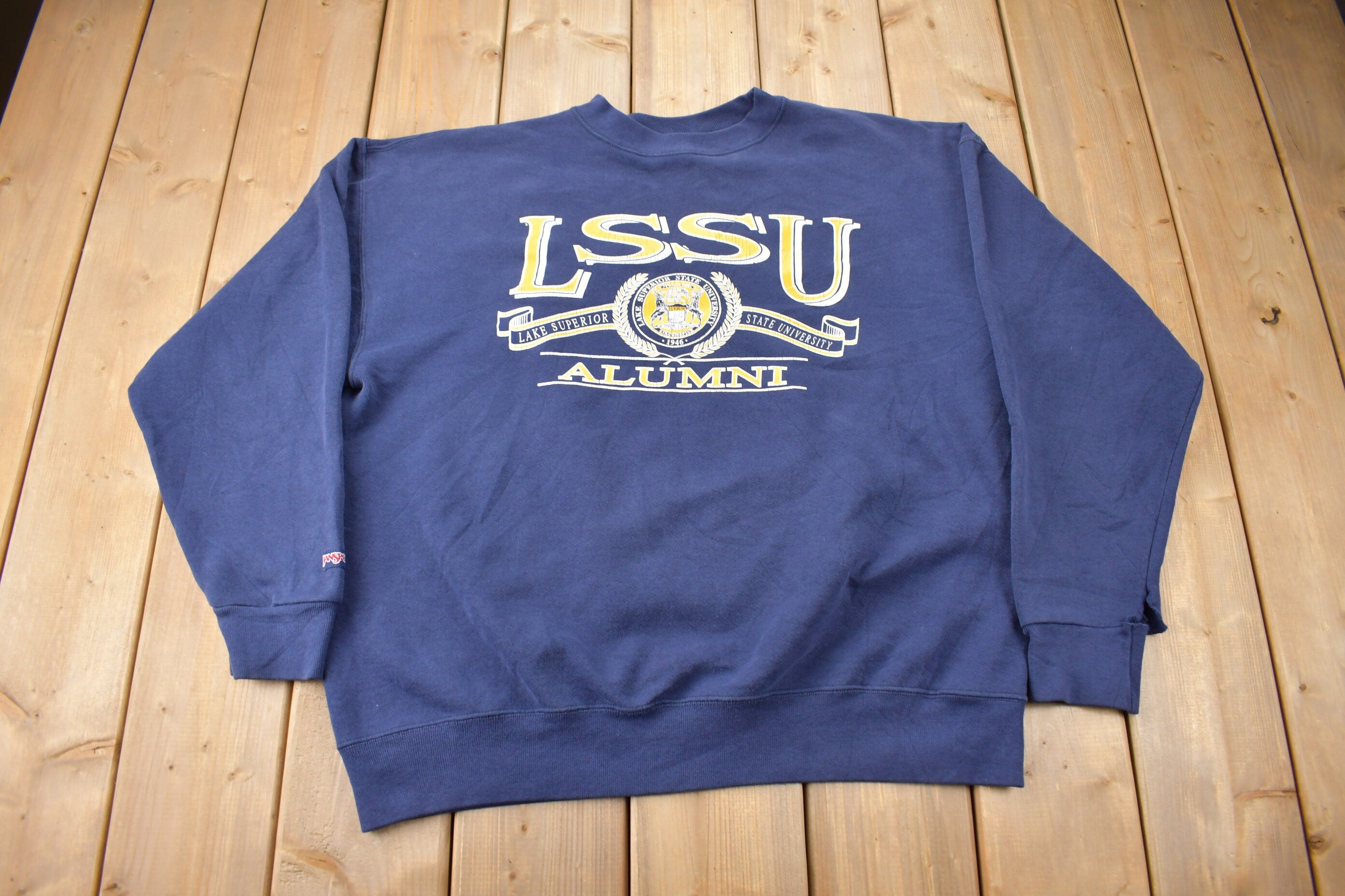 Vintage 1990s Lake Superior State University Collegiate Crewneck