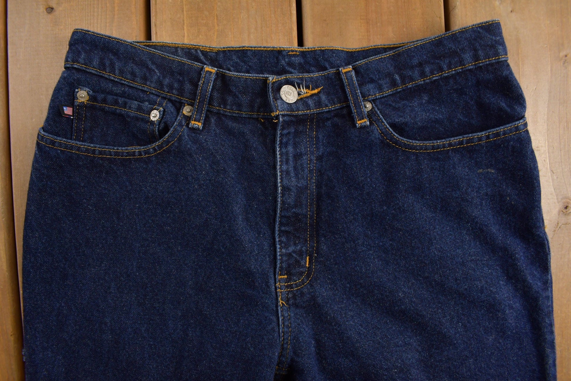 Vintage Polo Ralph Lauren Dark Wash Denim Jeans Size 32 x 28