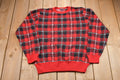 Vintage 1990s Saddlebred Plaid Knitted Sweater