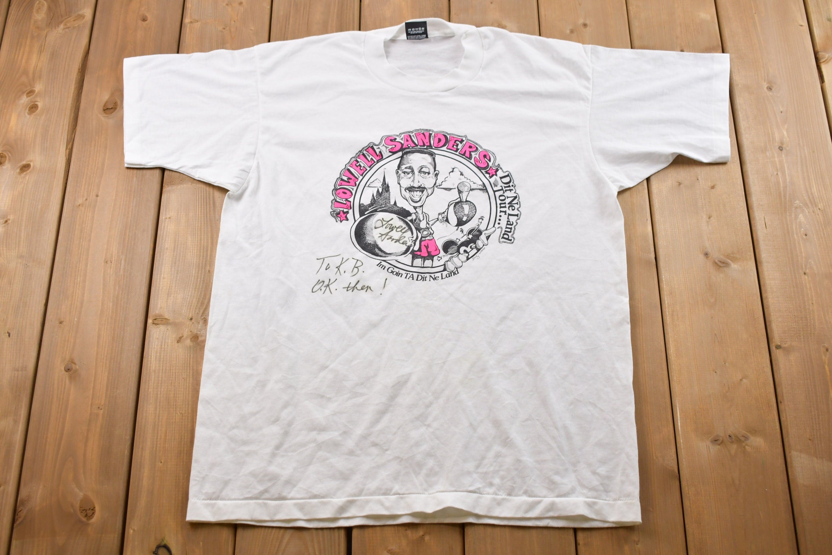 Vintage 1990s Lowell Sanders T-Shirt