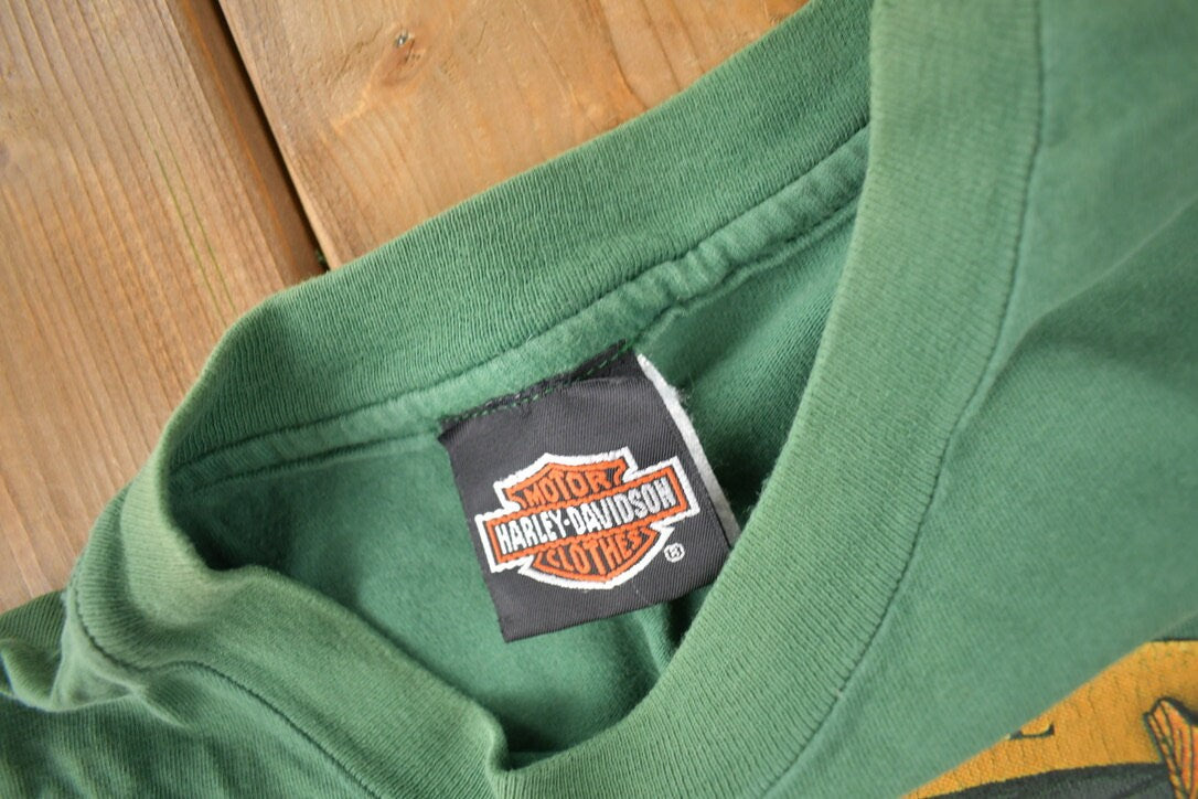 Vintage 1990s Harley Davidson Of Lexington Kentucky Single Stitch Graphic T-Shirt Made In USA
