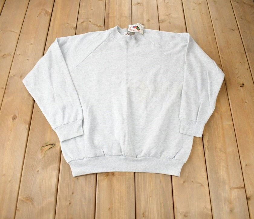 Vintage 1990s Fruit Of The Loom Casual Wear Deadstock Crewneck Sweatshirt Made In USA