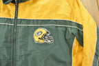 Vintage 2000s Green Bay Packers NFL Windbreaker Jacket Men's L