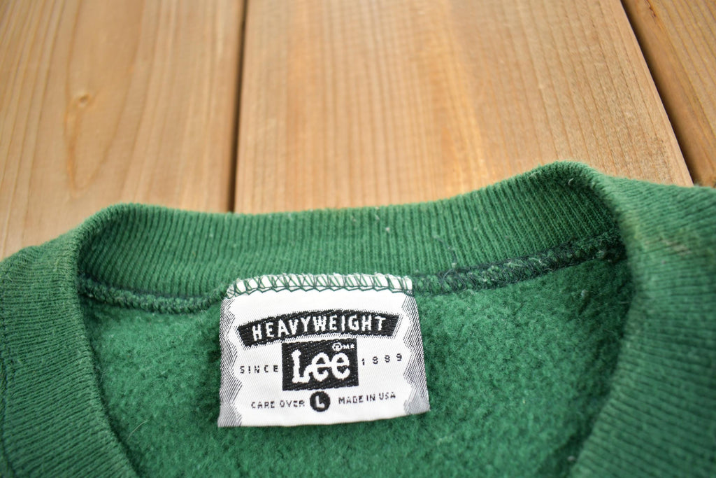 Vintage 1990s Samtec Tool Division Erie PA Lee Heavyweight Crewneck Sweatshirt Made In USA