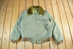 Vintage 1950s 1960s Timber King Flight Military Army Jacket Men's XL