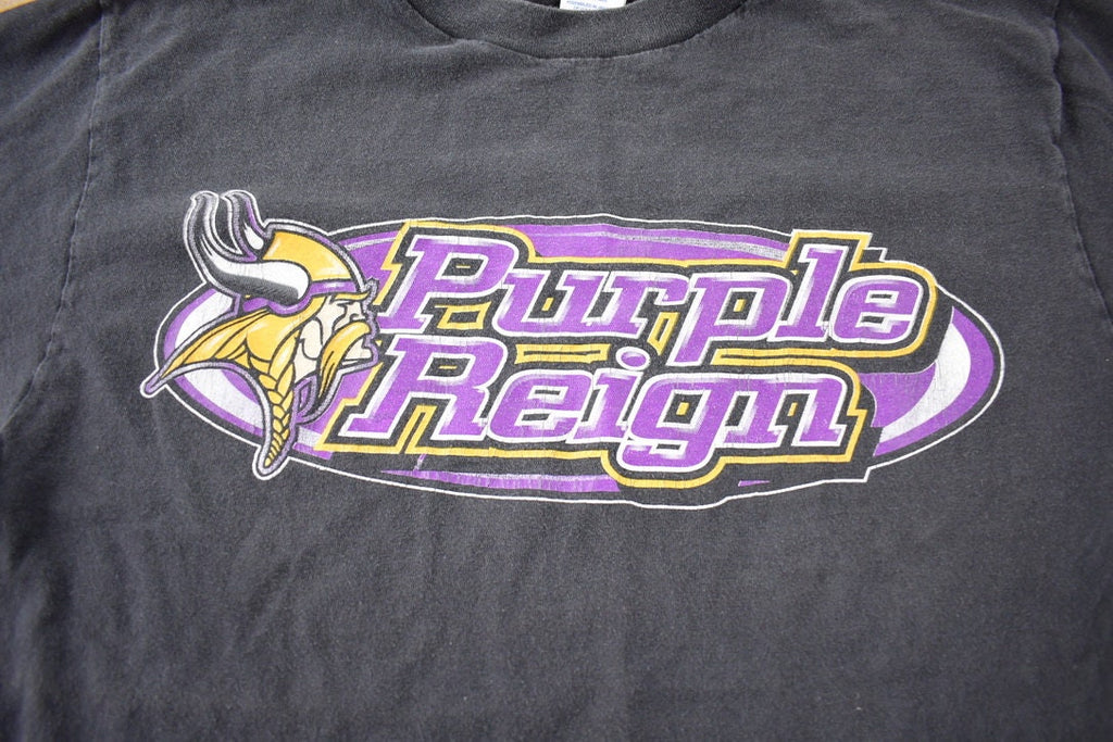 Vintage 1990s NFL Minnesota Vikings Purple Reign T-Shirt