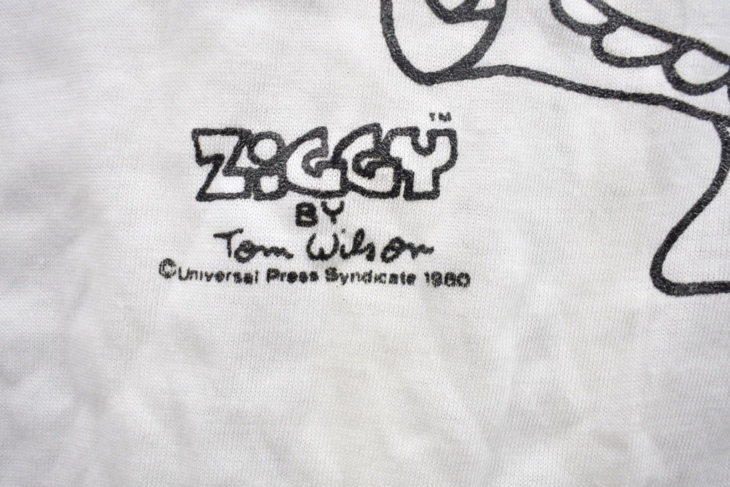 Vintage 1981 Ziggy By Tom Wilson Thank Heaven For Seniors Class of '81 Graphic T-Shirt