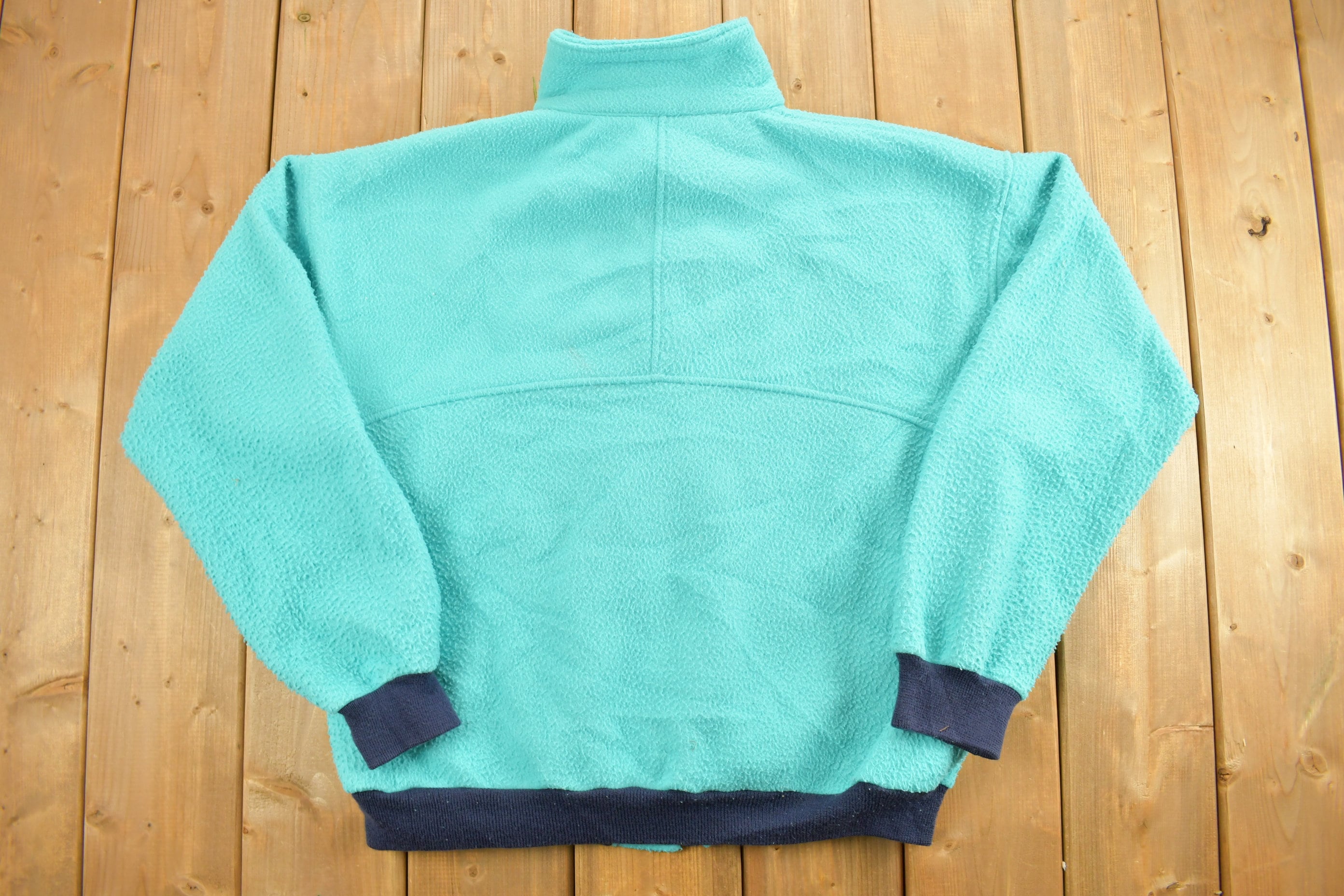Vintage 1990s White Sierra Full Zip Up Fleece Sweater