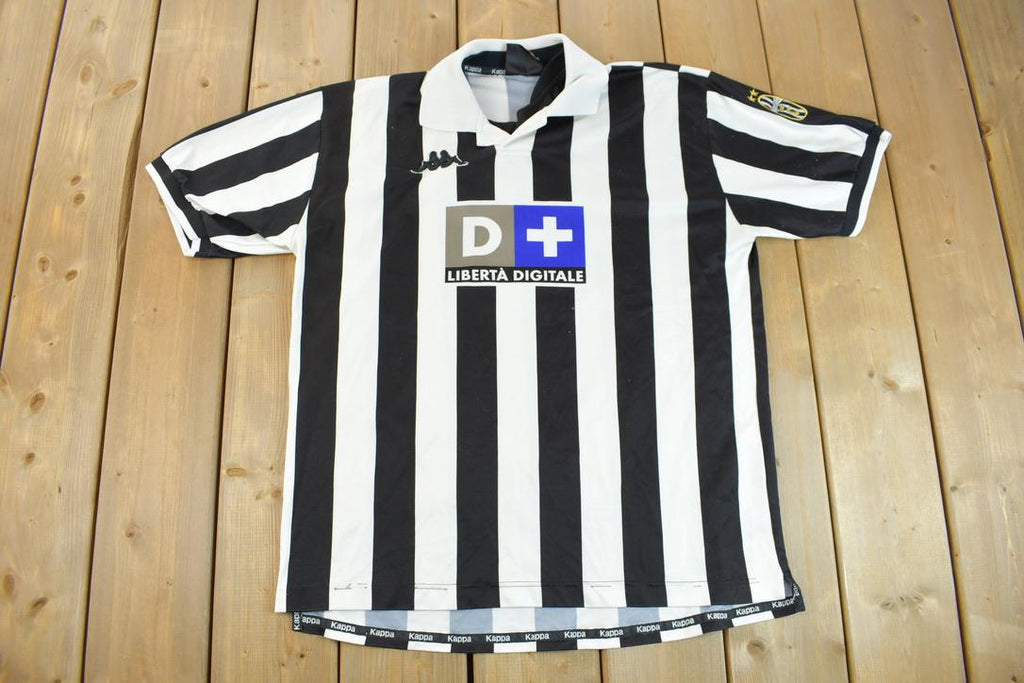Vintage 1999 Kappa Juventus Home Soccer Jersey