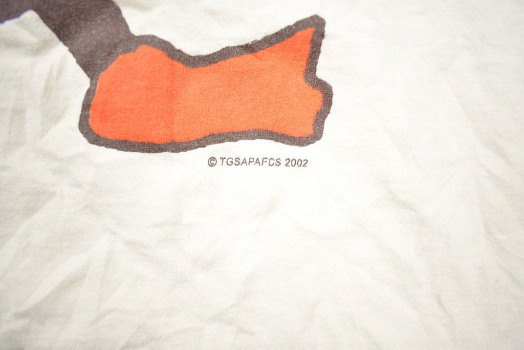 Vintage 1990s Football Mascot Graphic T-Shirt