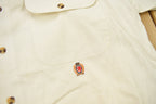 Vintage 1990s Tommy Hilfiger Embroidered Flag Patch Button Up Shirt